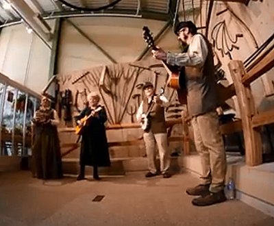 Paul and family members playing for an event at the Clark County (Ohio) Historical Society, included to show the sort of thing we like to do.